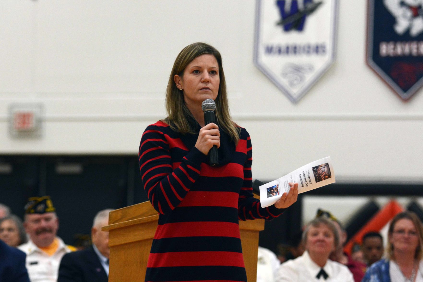 Portage High School Veterans Day ceremony 2019